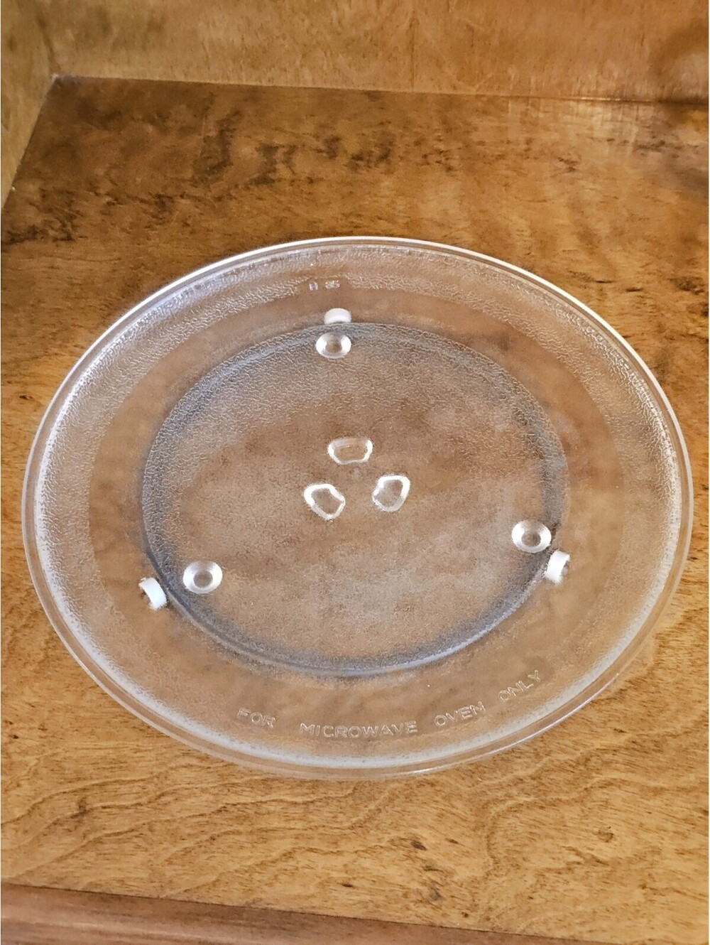 Clear 10.5 Inches In Diameter Glass Microwave Turntable Plate